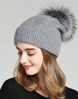 CHAPEAU CHAUD EN FOURRURE POUR FEMME