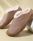 New Baotou Women's Indoor Home Couple Fleece-lined Warm Cotton Slippers