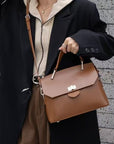 Genuine Leather High-grade Sentong Handheld Versatile Light Luxury Messenger Bag