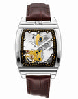 Men's Automatic Mechanical Watch – Barrel-Shaped Luminous Waterproof Chronograph