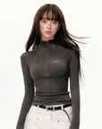 Chenille Dralon Bottoming Shirt für Damen