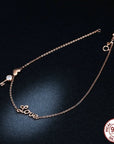 š Love Key Heart Anklet ā Feminine & Whimsical