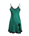 👗 Women’s Real Silk Slip Dress – Sexy Slit 100% Mulberry Silk Elegance