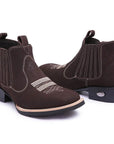 Bottes Martin en daim vintage pour hommes