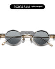 Round Frame Shaped Sunglasses Double Layer women