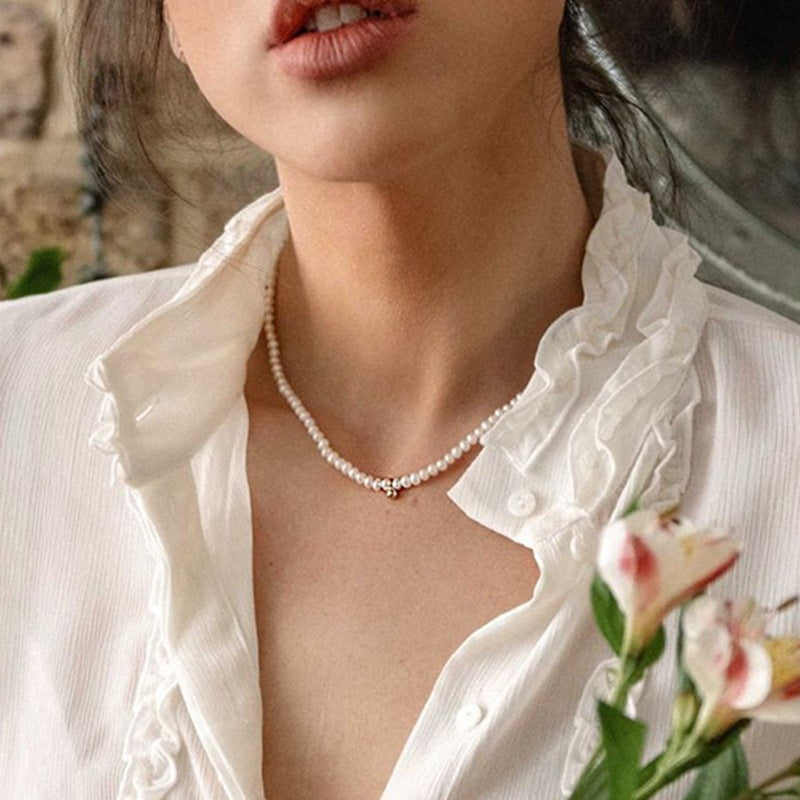 Damenkette mit Naturperlen