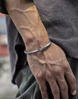 Bracelet Viking en argent sterling 999 pour homme