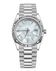 36mm Men's Automatic Mechanical Watch – Stainless Steel Luminous