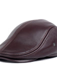 Men’s Leather Hat – Classic Winter Style with Casual Elegance