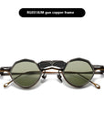 Round Frame Shaped Sunglasses Double Layer women