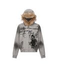 🔥 MEN'S HIGH STREET FUR HOODIE COAT – URBAN CARDIGAN STYLE