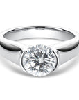 Bague Moissanite 2 carats FEMME