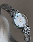 Woven Strap Retro Court Style Retro Gold, Round Small Watch For Women