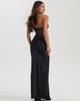 Women's Lace-up Sexy Backless Pleated Hip Dress – Street-Chic Allure