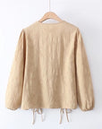 Women's Plus Size Boho Shirt - Oversized Long Sleeve Cover-Up
