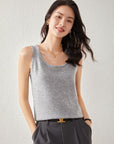 Pull en cachemire pour femme - Pull ample en maille (caraco style intellectuel)