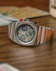 Men's Sports Mechanical Watch – 6-Color Luxury Chronograph – Stainless Steel Bracelet