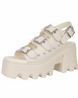 ✨ Edgy Elegance: Women's Rivet-Trimmed Platform Sandals