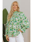 🌿 Loose Printed Top for Women – Effortless Boho Chic