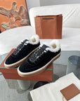Genuine Leather Preppy Style Men's Training Shoes – Classic Cowhide Low-Top for Daily Wear & Hiking