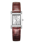 Men's Slim Business Watch - 7.5mm Ultra-Thin Calendar Quartz Watch - Sapphire Crystal & Stainless Steel