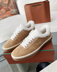 Genuine Leather Preppy Style Men's Training Shoes – Classic Cowhide Low-Top for Daily Wear & Hiking