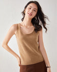 Pull en cachemire pour femme - Pull ample en maille (caraco style intellectuel)