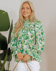 🌿 Loose Printed Top for Women – Effortless Boho Chic