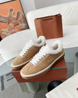 Genuine Leather Preppy Style Men's Training Shoes – Classic Cowhide Low-Top for Daily Wear & Hiking