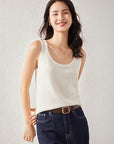 Pull en cachemire pour femme - Pull ample en maille (caraco style intellectuel)