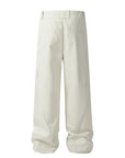 Men’s American Pleated Design Suit Pants – Modern Leisure Tailoring