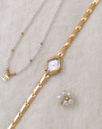 Women’s Luxury Diamond Bracelet Watch – Elegant Waterproof Fashion Timepiece