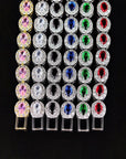 Women’s Geometric Gemstones Bracelet – Affordable Luxury