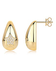Golden Ins Style Moissanite Earrings women