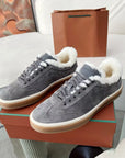 Genuine Leather Preppy Style Men's Training Shoes – Classic Cowhide Low-Top for Daily Wear & Hiking