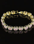 Women’s Geometric Gemstones Bracelet – Affordable Luxury