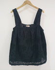 French Minority Lace Embroidery Camisole Loose Lace Shirt