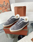 Genuine Leather Preppy Style Men's Training Shoes – Classic Cowhide Low-Top for Daily Wear & Hiking