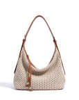 👜 Women’s Retro Straw Woven Dumpling Bag – Large Capacity with Urban Simplicity