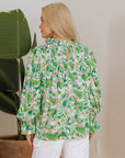 🌿 Loose Printed Top for Women – Effortless Boho Chic