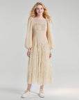 Robe à paillettes style français pour femme – Élégance intemporelle