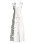 High-grade Stitching Three-dimensional Flower Sling Dress WOMEN