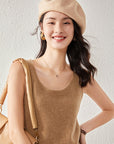 Pull en cachemire pour femme - Pull ample en maille (caraco style intellectuel)