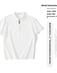 Mesh Waffle Lapel Polo Shirt T-shirt