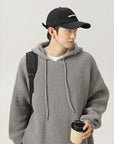 Men’s Oversized Hooded Sweater – Streetwear Pullover for Effortless Urban Cool