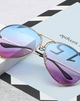 Lunettes de soleil dégradées tendance pour femmes – Lunettes de sport ovales et élégantes (16 couleurs disponibles)