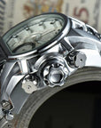 Men’s Oval Dial Quartz Watch – 49mm Stainless Steel