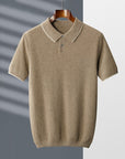 Pull en cachemire premium pour homme – Pull-over ultra-épais à col revers – Confort luxueux