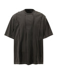 High Street American Retro Folding Patchwork Short-sleeved T-shirt Men