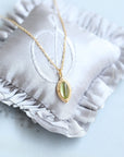 🌿✨ Natürliche Peridot-Halskette – Geometrischer Anhänger aus 925er Sterlingsilber